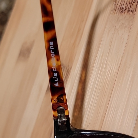 liz clayborne tortoise shell sunglasses glasses frames - Picture 6 of 7